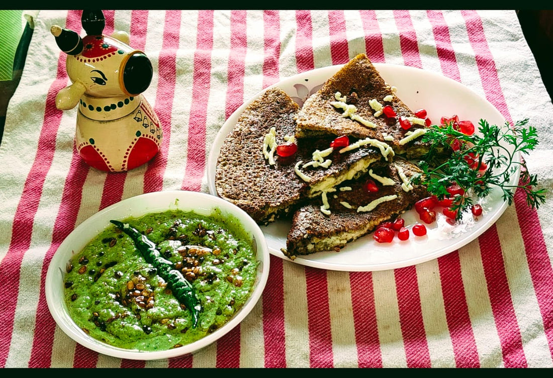 High protein paneer wraps